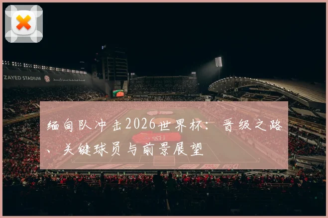 缅甸队冲击2026世界杯：晋级之路、关键球员与前景展望